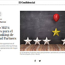 Mercado M&A: previsiones para el prximo ranking de Chambers and Partners
